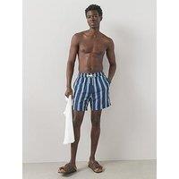 The Very Collection Stripe Swim Shorts - Navy