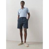 The Very Collection Pleated Shorts - Navy