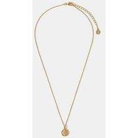 Accessorize 14Ct Plated Star Pearl Pendant Necklace - Gold
