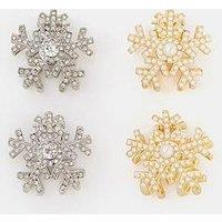 Accessorize 4 X Sparkle Claw Clips - Multi