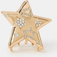Accessorize Metal Star Claw Clip - Gold