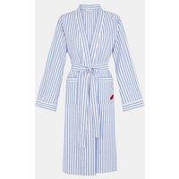 Accessorize Stripe Robe - Blue