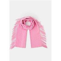 Accessorize Fringe Edge Blanket Scarf - Pink