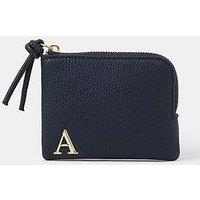 Accessorize Initial Coin Purse - Blue