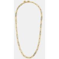 Accessorize 14Ct Paper Clip Bracelet - Gold Plated