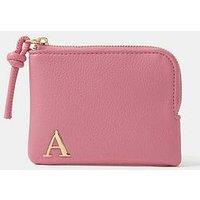 Accessorize Initial Coin Purse - Pink