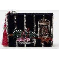 Accessorize Christmas Tree Sleigh Coin Purse - Blue