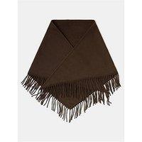 Accessorize Tassel Knit Neckerchief - Brown