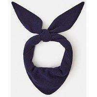 Accessorize Plain Knitted Neckerchief - Blue