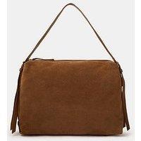 Accessorize Double Strap Slouch Suede - Brown