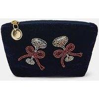 Accessorize Champagne Glass Coin Purse - Blue