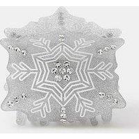 Accessorize Snow Flake Claw Clip - Silver