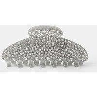 Accessorize Super Sparkle Claw Clip - Silver