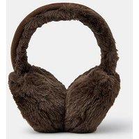 Accessorize Faux Fur Suedette Earmuffs - Brown