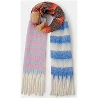 Accessorize Candy Stripe Super Fluffy Scarf - Multi