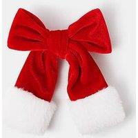 Accessorize Santa Bow - Red