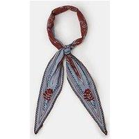 Accessorize Flower Stitch Neckerchief - Brown