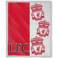 Liverpool Fc Liverpool Crest Sherpa Fleece Blanket