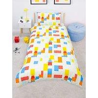 Lego Colourblock Rotary Duvet- Single