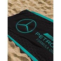 F1 Mercedes Mercedes Lines Beach Towel
