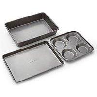 Morphy Richards Yorkshire Pudding Tray, Oven Tray And Roasting Tin Set