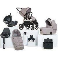Mamas & Papas Complete Kit - Ocarro&Sup2; Moonstone Grey (Inc Pushchair, Carrycot, Adaptors, Cupholder, Bag, Footmuff, Cloud T & Isofix Base)