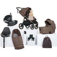 Mamas & Papas Complete Kit - Ocarro&Sup2; Crema (Inc Pushchair, Carrycot, Adaptors, Soft Toy, Blanket Cupholder, Bag, Footmuff, Cloud T & Isofix Base)