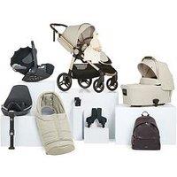 Mamas & Papas Complete Kit - Ocarro&Sup2; Shell Cloud T (Inc Pushchair, Carrycot, Adaptors, Soft Toy, Blanket, Cupholder, Bag, Footmuff, Cloud T & Isofix Base)