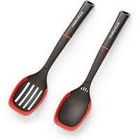 Morphy Richards Solid Spoon And Slotted Spoon Set