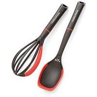 Morphy Richards Whisk And Solid Spoon Set
