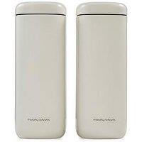 Morphy Richards Set 2 Large Storage Canister Cream