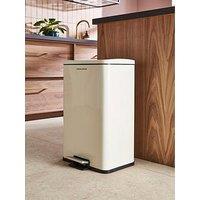 Morphy Richards 30L Rectangular Kitchen Bin Cream