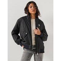 Barbour International Kuala Showerproof Bomber Jacket- Black