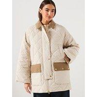 Barbour Aldburgh Quilted Jacket - White