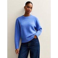 New Look Bright Blue Crew Neck Jumper