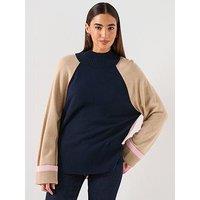 Barbour Wren Knitted Jumper- Navy