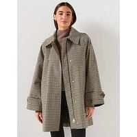 Barbour Kennedy Check Showerproof Jacket - Beige