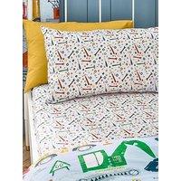 Catherine Lansfield Digger Dreams Fitted Sheet