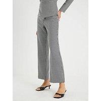 River Island Dogtooth Flare Trouser - Print