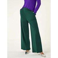 Roman Button Pocket Full Length Trousers - Blue