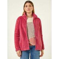 Roman Soft Sherpa Fleece Jacket - Pink