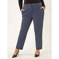 Roman Curve Straight Leg Trouser - Grey