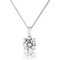 Love Diamond 1Ct Solitaire Pendant - Lab Grown