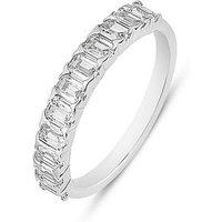 Love Diamond 1.10Ct Emerald Cut Diamond Eternity Ring Lab Grown
