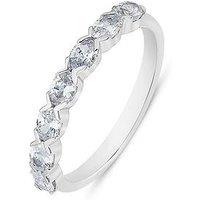 Love Diamond Oval Cut Bridal Eternity Ring - Lab Grown
