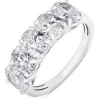 Love Diamond 5 Stone Oval Cut Ring - Lab Grown