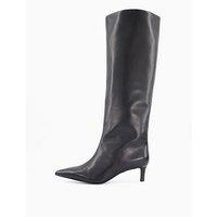 Free People Kiki Kitten Heel Boot - Black