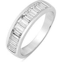 Love Diamond Baguette Bridal Eternity Ring