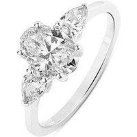 Love Diamond Mixed Shapes Trilogy Ring - Lab Grown