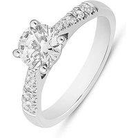 Love Diamond 1.20Ct Lab Grown Solitaire With Shoulders - One Colour